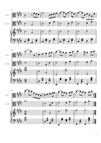 Swan Lake (theme) - Tchaikovsky - Viola Duet w/ Piano Accompaniment image number null