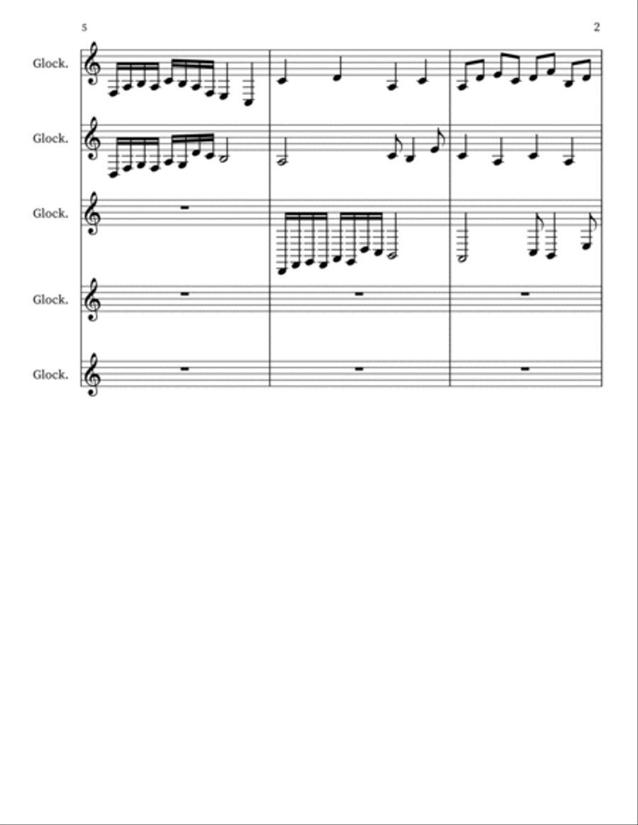 Confection 100 Confection 100 Percussion scores gallery preview page 2
