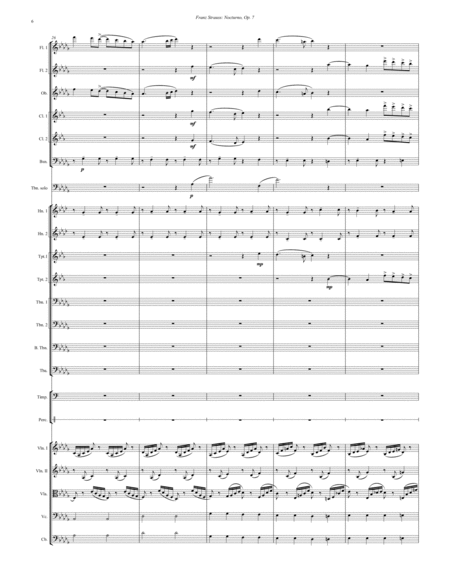 Nocturno, Op. 7 for Solo Trombone and Orchestra image number null