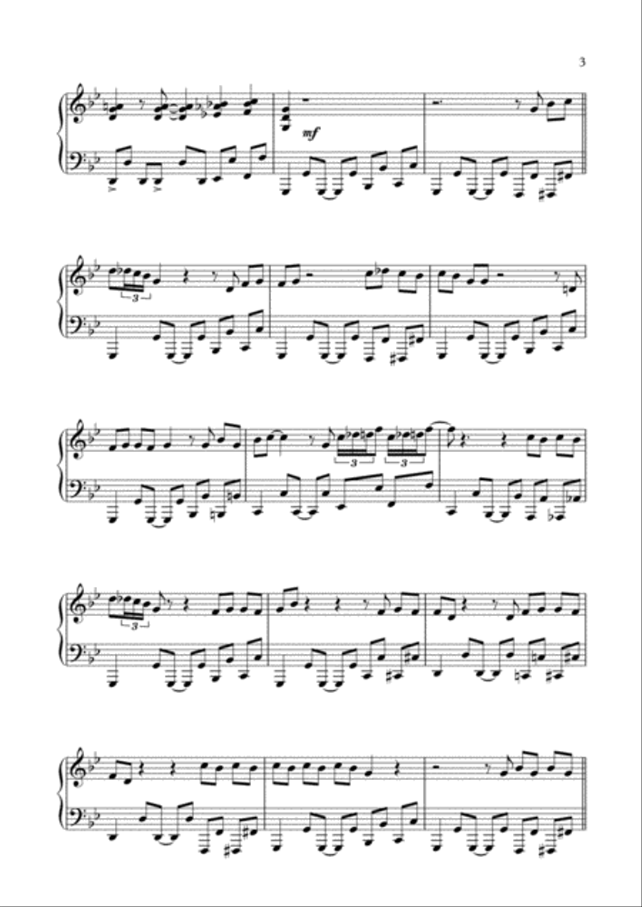 Mission: Impossible Theme from the Paramount Television Series MISSION: IMPOSSIBLE Piano Solo scores gallery preview page 3