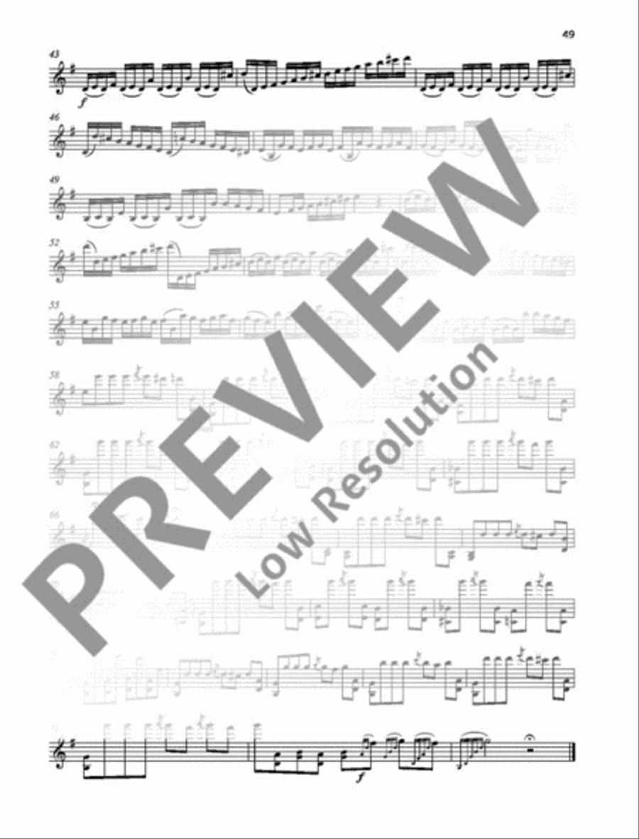 Capriccio No. 19 Soprano Saxophone scores gallery preview page 3