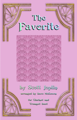 Book cover for The Favorite, Two-Step Ragtime for Clarinet and Trumpet Duet
