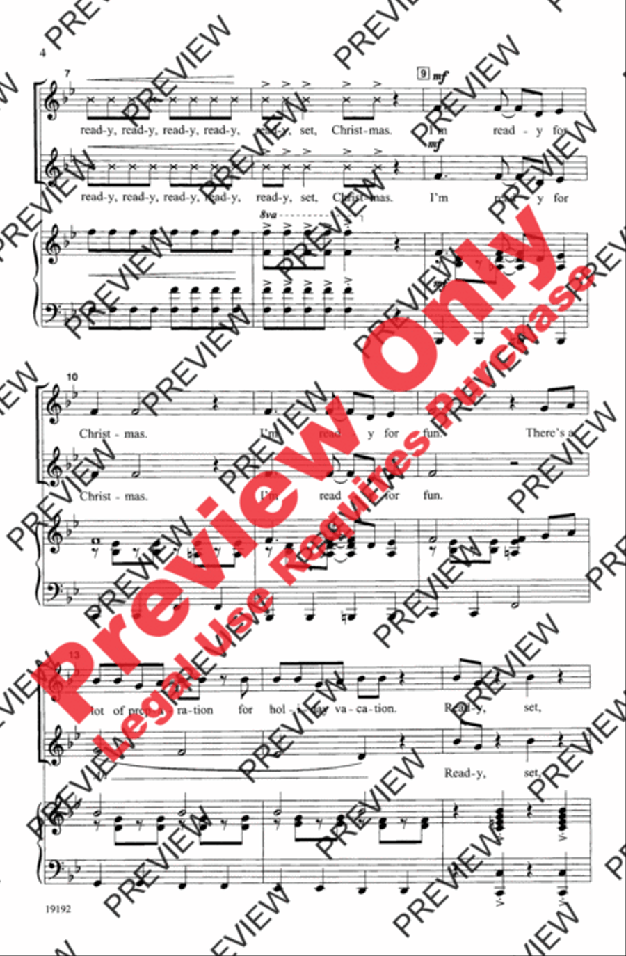 Ready, Set, Christmas! Ready, Set, Christmas! 2-Part scores gallery preview page 4