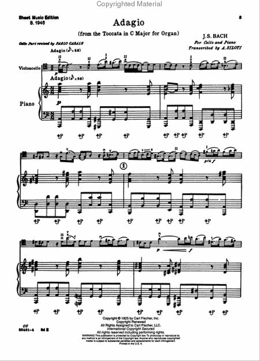 Adagio Piano scores gallery preview page 2