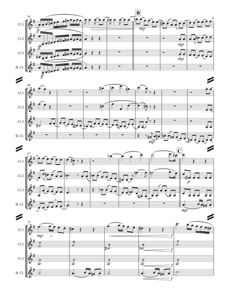 Beethoven – String Quartet No.1 in F Major, I. Allegro (for Clarinet Quartet) image number null