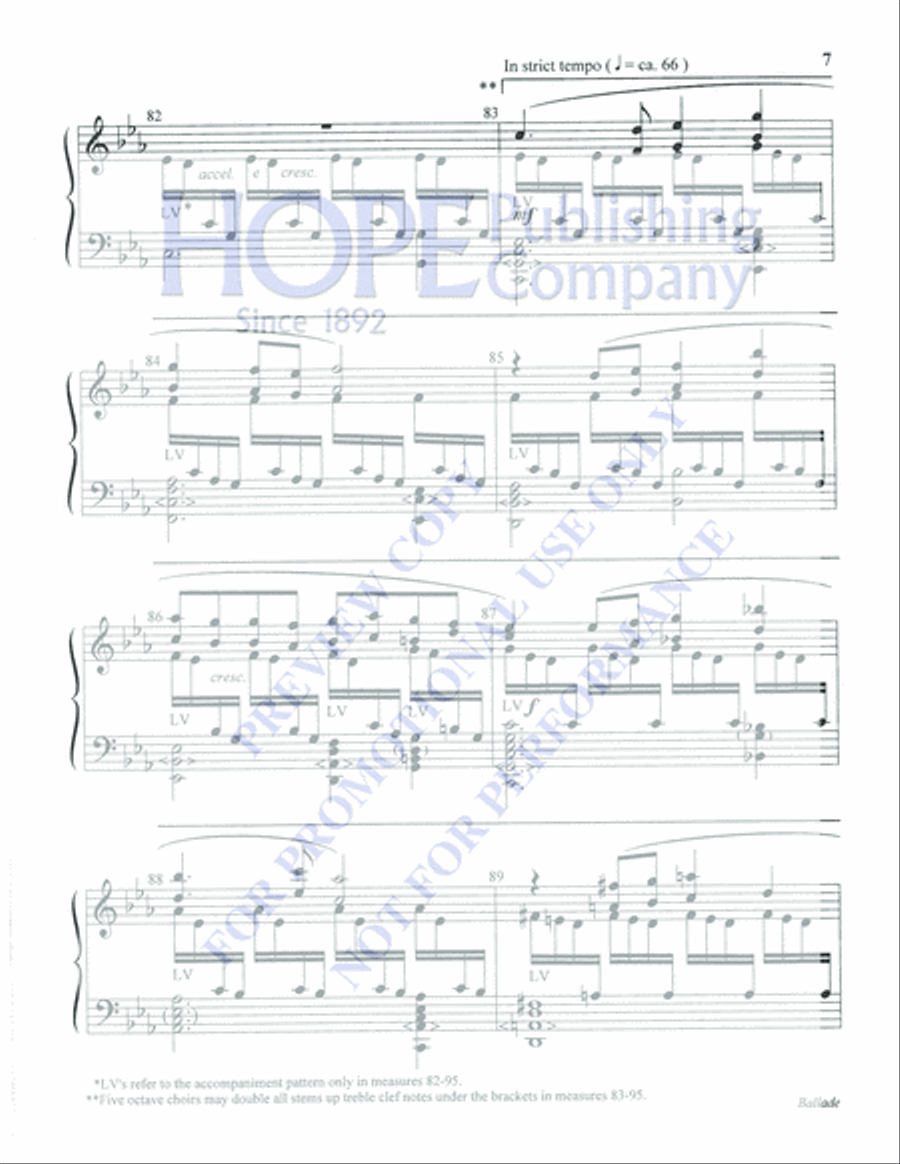 Ballade 5-Octaves scores gallery preview page 7
