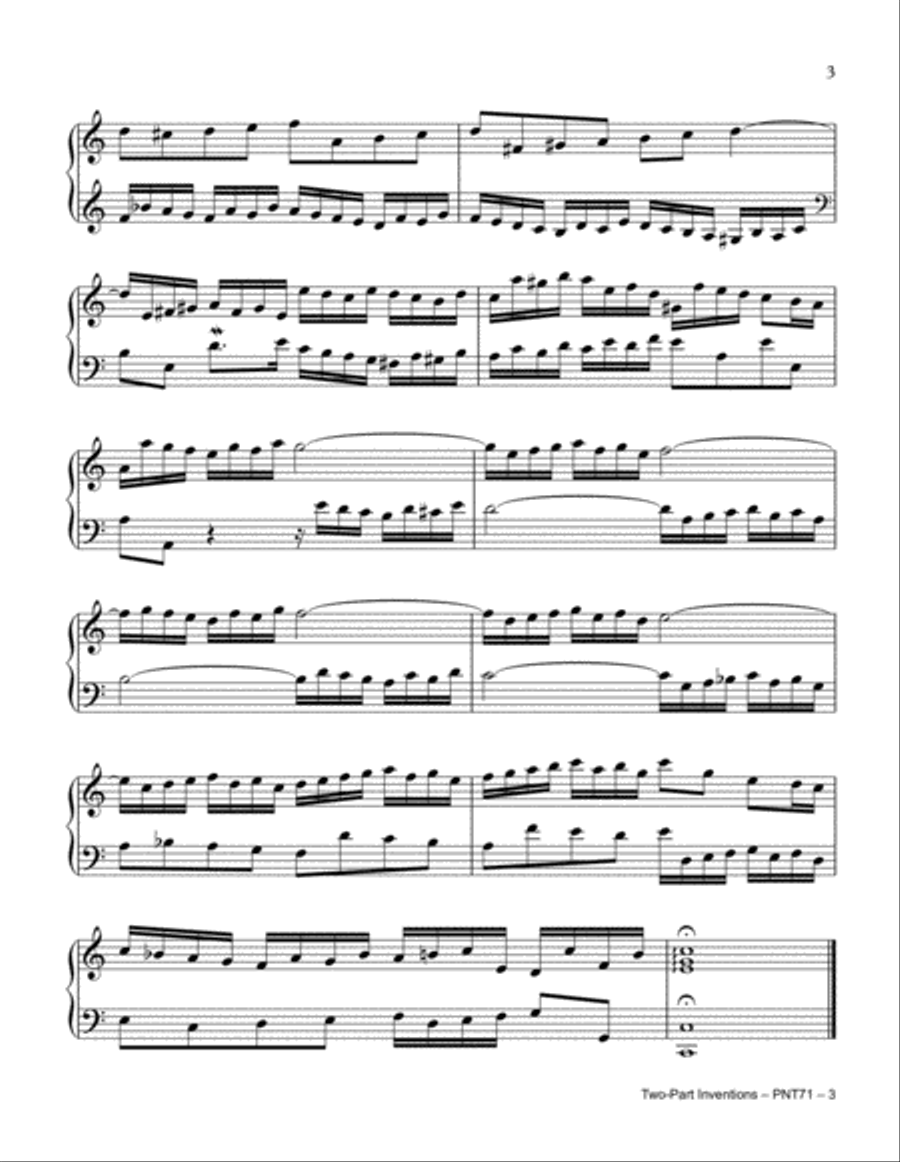 Two-Part Inventions (Complete) Piano Method scores gallery preview page 3