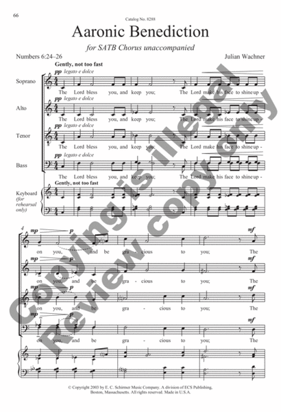 Selected Sacred Choral Works of Julian Wachner, Volume 1 (Choral/Organ Score) image number null