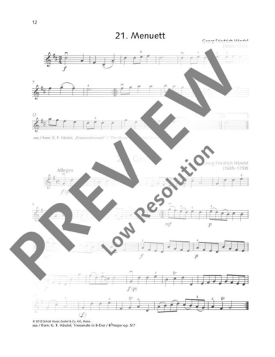Classical Music for Children Violin scores gallery preview page 13
