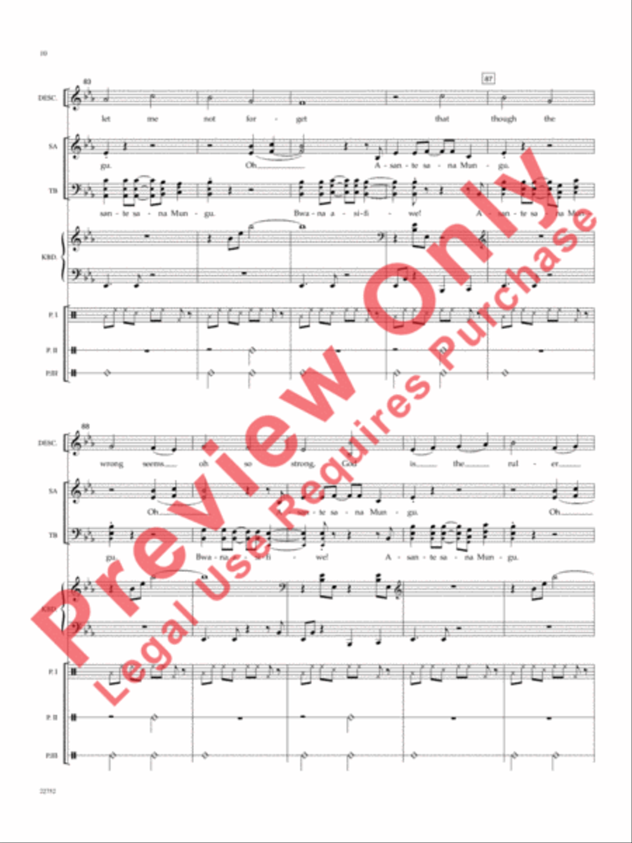 My Maker's World My Maker's World Choir scores gallery preview page 11