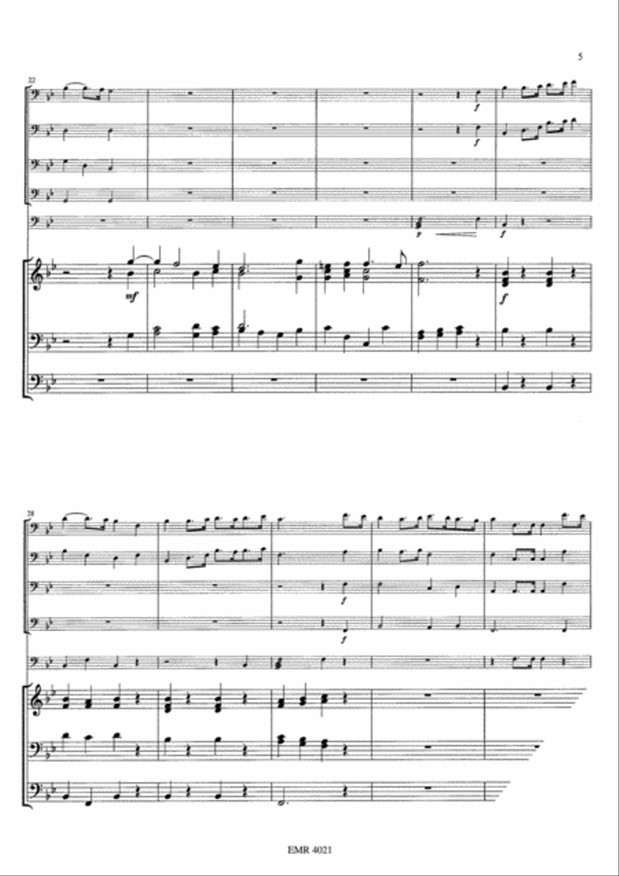 Marche Royale Trombone Quartet scores gallery preview page 9