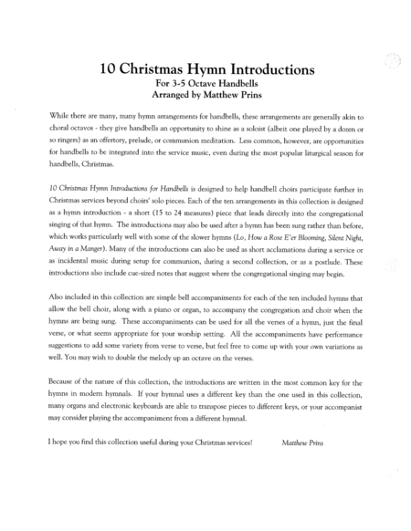 Ten Christmas Hymn Introductions image number null