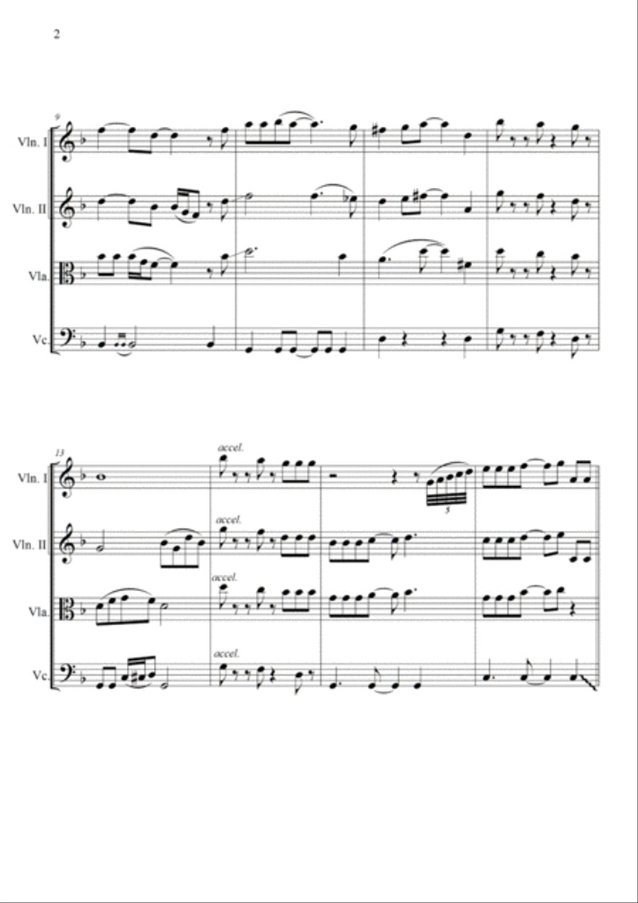Don't Stop Me Now Don't Stop Me Now String Quartet scores gallery preview page 2