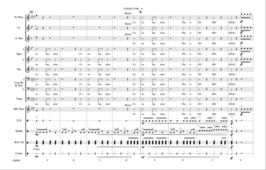 This Is How We Do: Score This Is How We Do: Score Marching Band scores gallery preview page 4