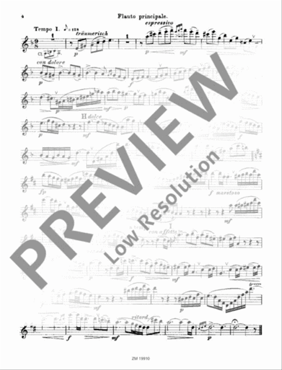 Ballade Flute Solo scores gallery preview page 20