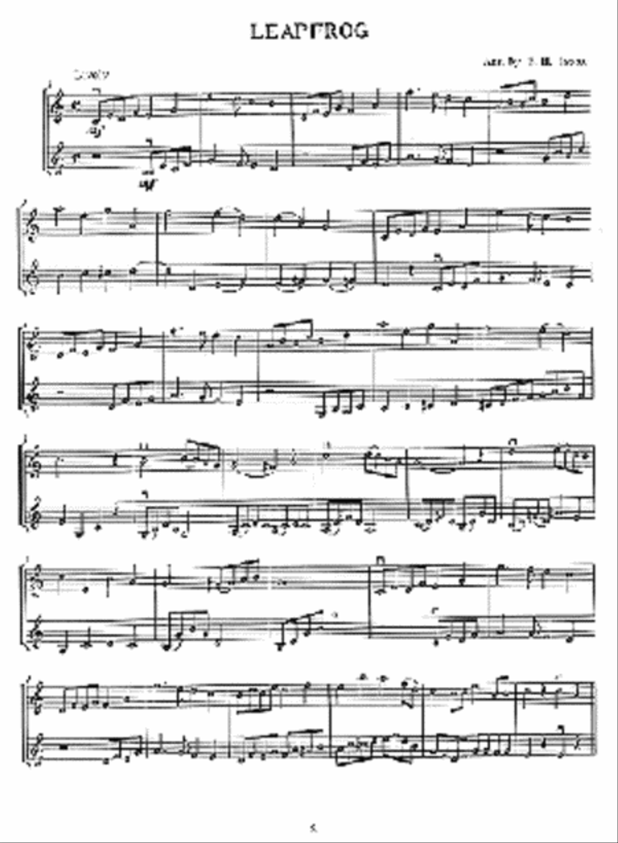 Easy Violin Duets in First Position String Duet scores gallery preview page 2