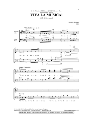 Book cover for Viva La Musica!