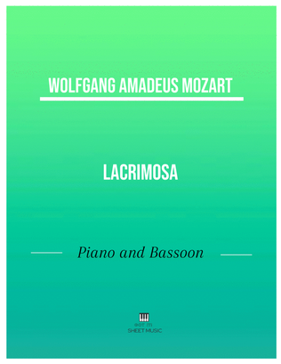 Mozart - Lacrimosa (Piano and Bassoon)