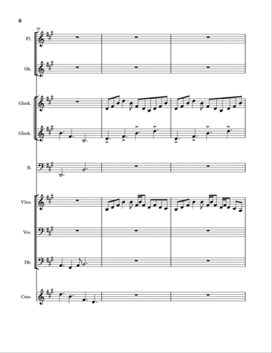 Sunstone Mountains - Score Only Large Ensemble scores gallery preview page 6