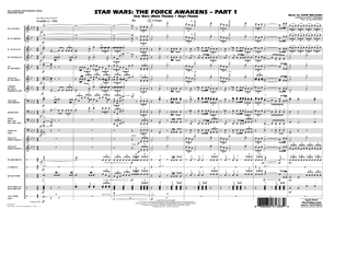 Star Wars: The Force Awakens - Pt 1 - Conductor Score (Full Score)