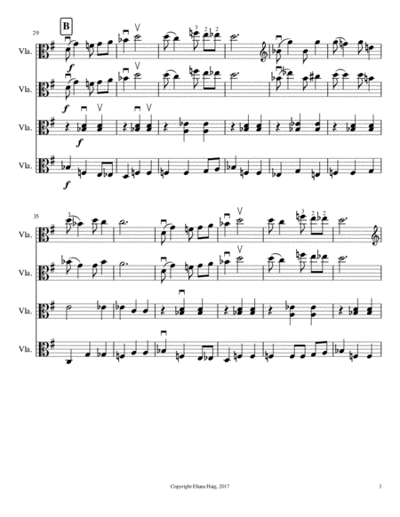Bethena: Scott Joplin's Ragtime Waltz for Viola Ensemble image number null