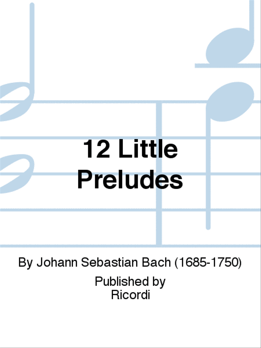 12 Little Preludes Classical Guitar scores gallery preview page 1