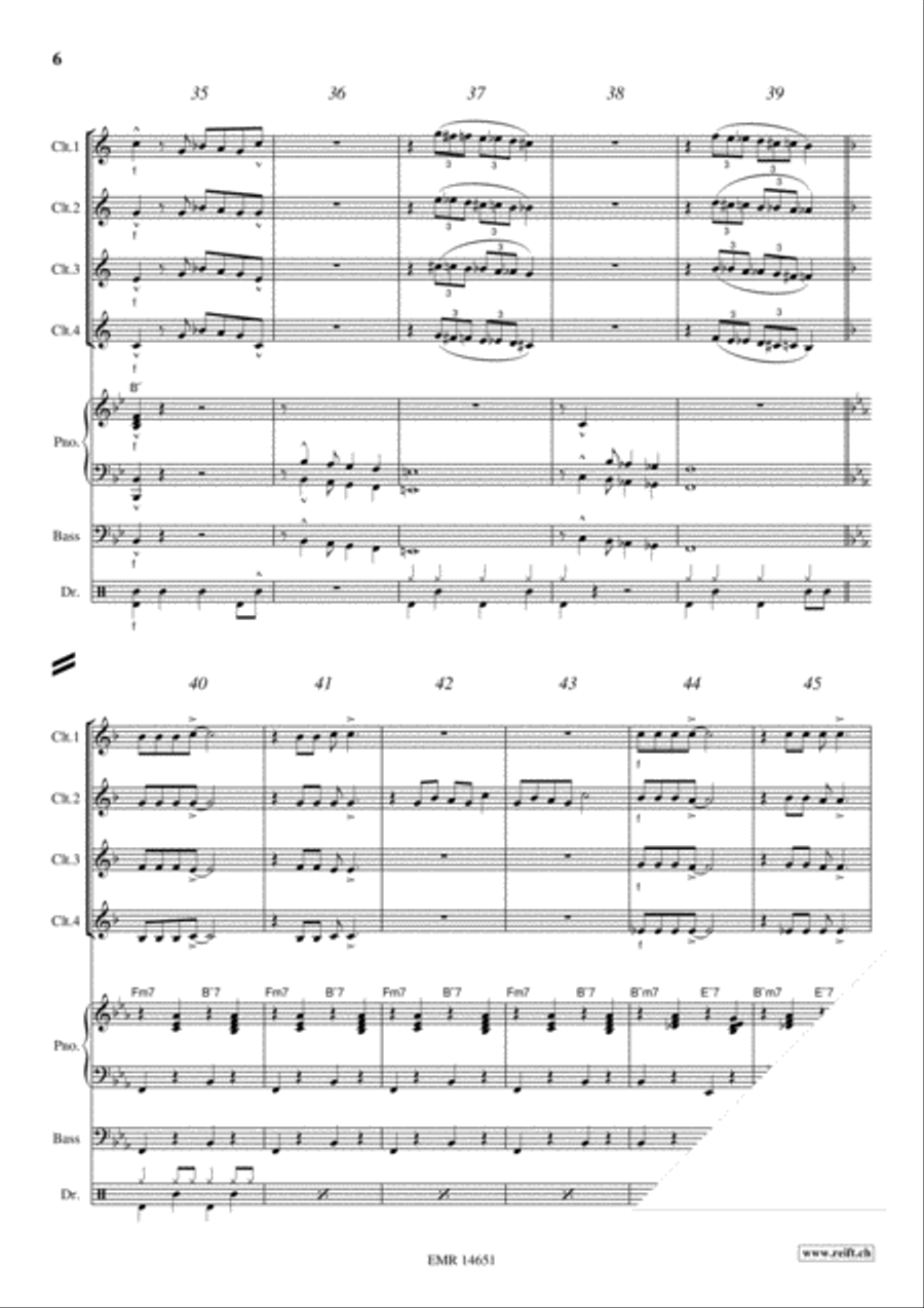 Fascinating Rhythm Fascinating Rhythm Clarinet scores gallery preview page 6
