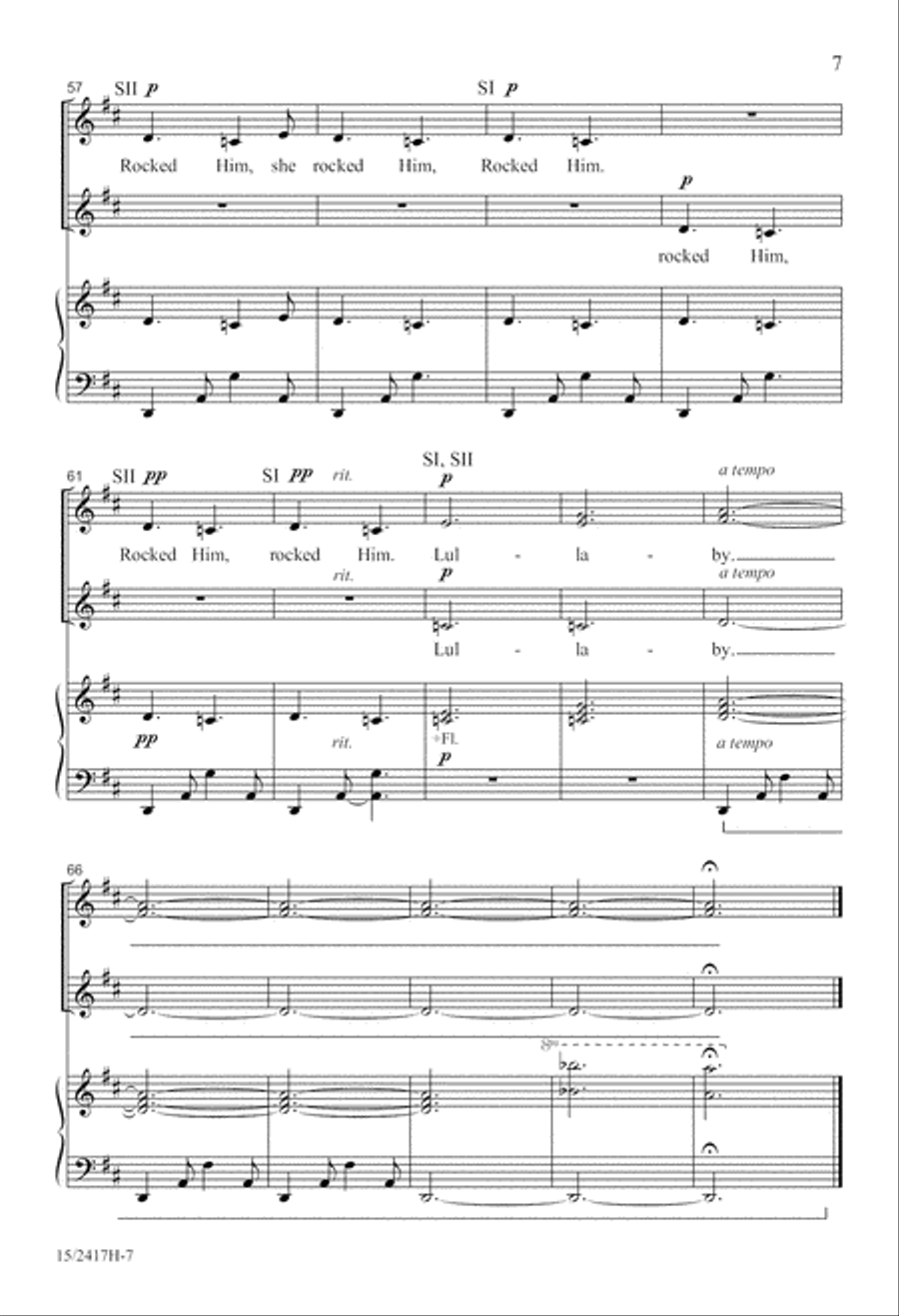 A Nativity Carol SSA scores gallery preview page 8