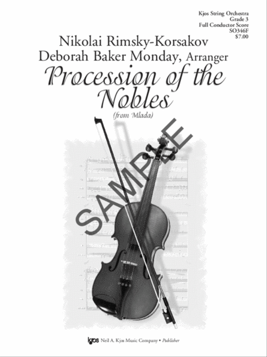 Procession of the Nobles (from Mlada) - Score String Orchestra scores gallery preview page 2