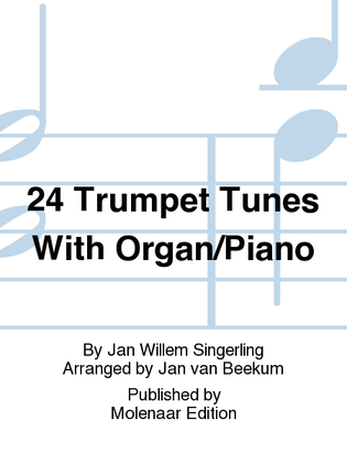 Book cover for 24 Trumpet Tunes With Organ/Piano