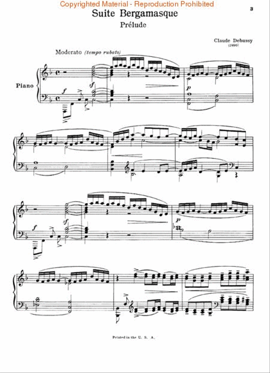 Suite Bergamasque Suite Bergamasque Piano Solo scores gallery preview page 2
