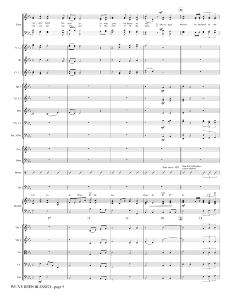 We've Been Blessed - Full Score Choir scores gallery preview page 4