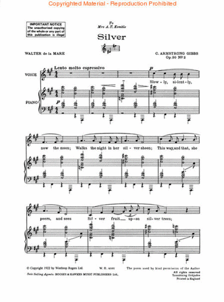 Silver, Op. 30, No. 2