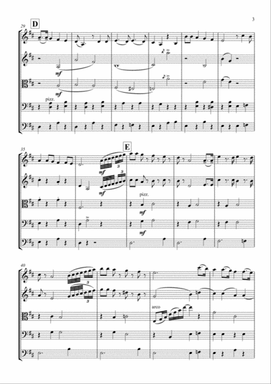 Let It Snow! Let It Snow! Let It Snow! String Orchestra scores gallery preview page 3