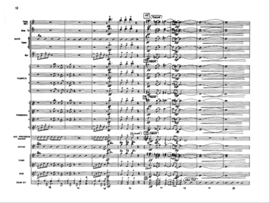 Andromeda Jazz Ensemble scores gallery preview page 11