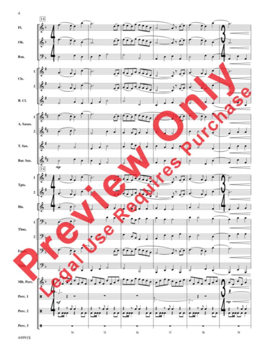 Amazonia Concert Band scores gallery preview page 5