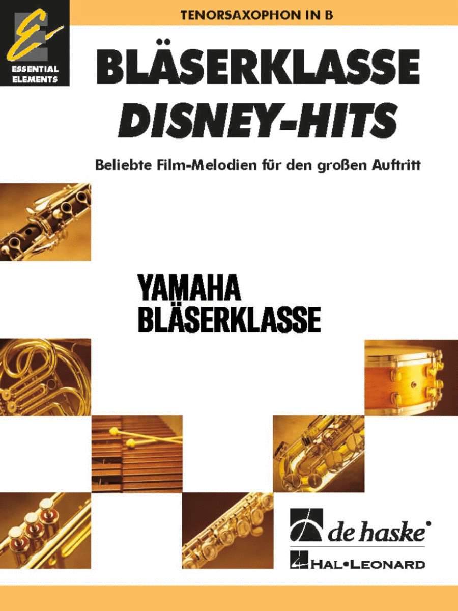 BläserKlasse Disney-Hits - Tenorsaxophon in B Concert Band scores gallery preview page 1