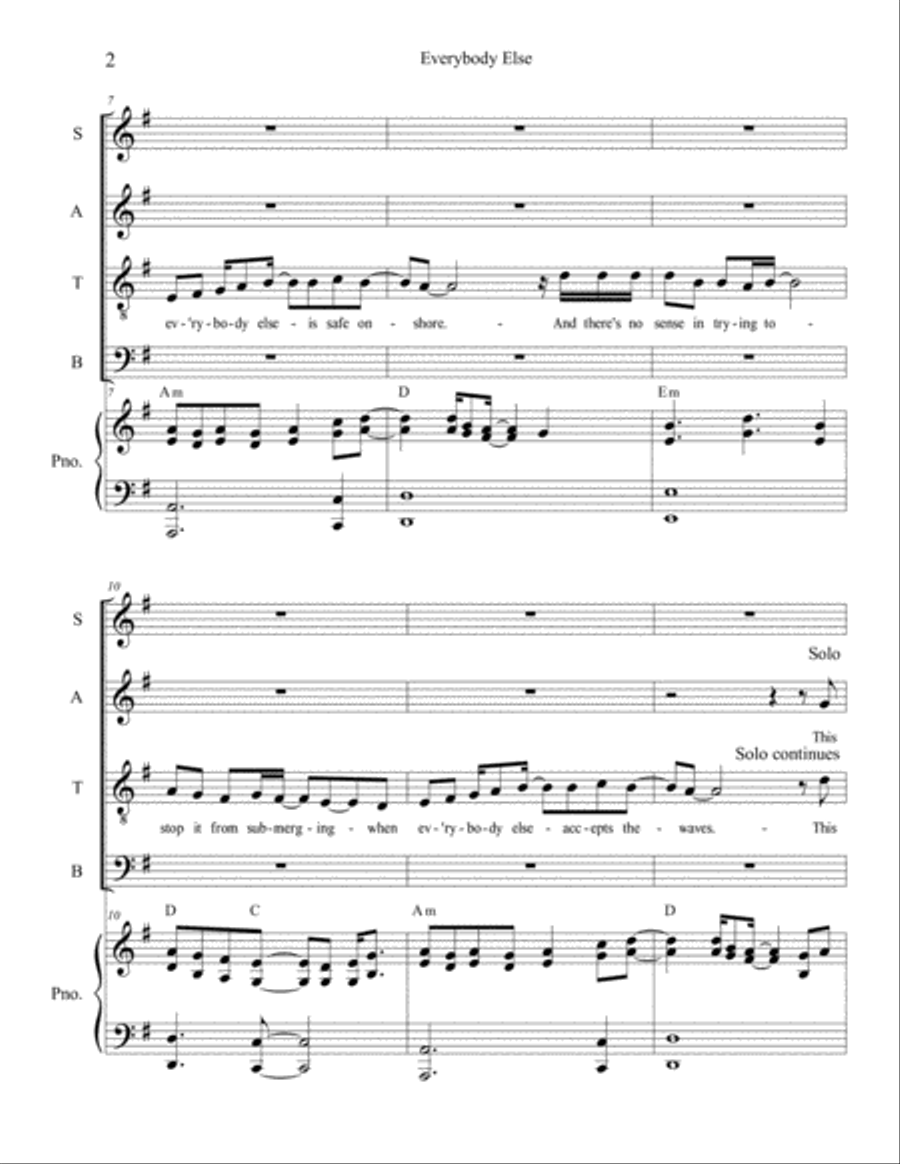 Everybody Else Voice scores gallery preview page 2