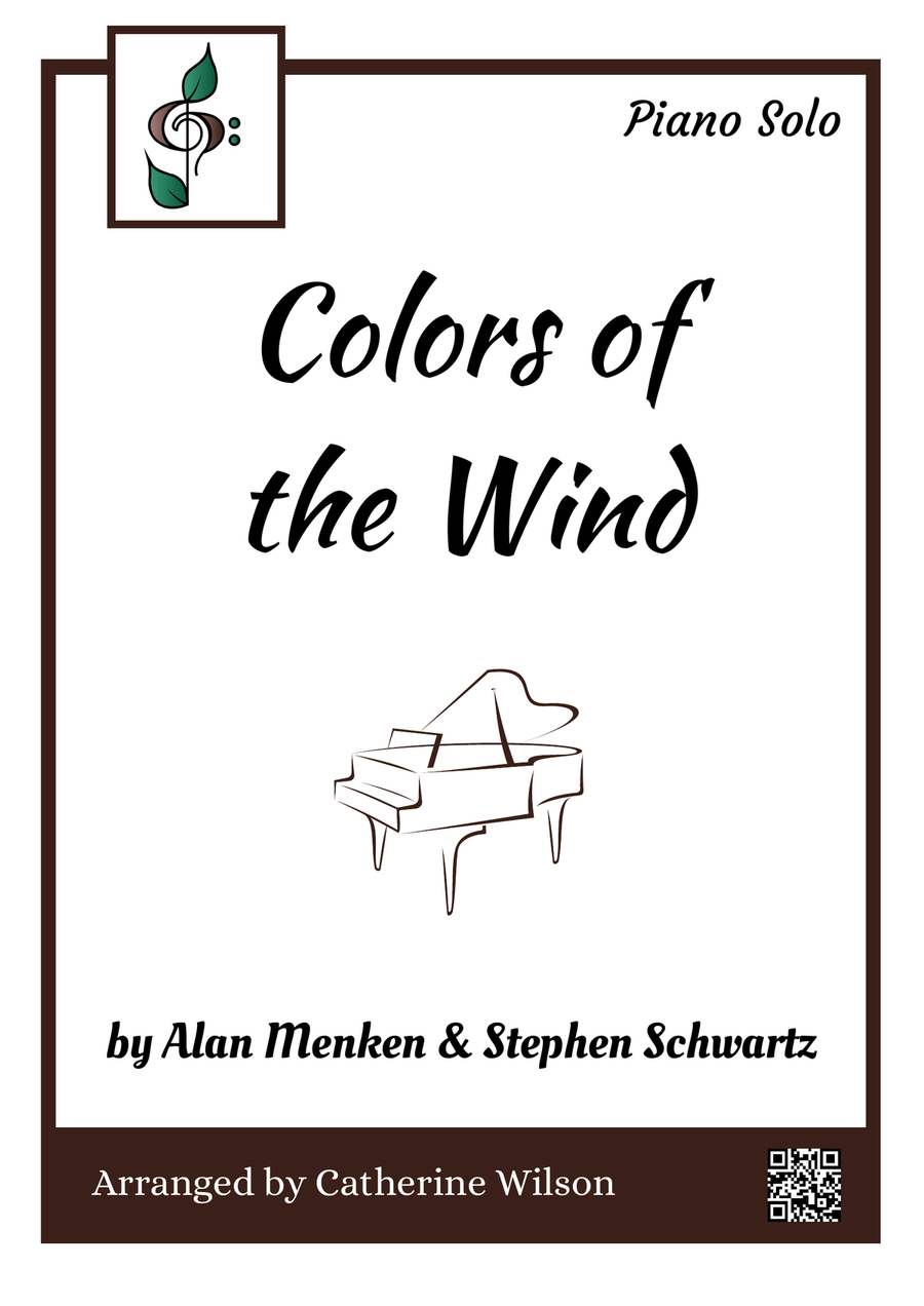 Colors Of The Wind Piano Solo scores gallery preview page 1