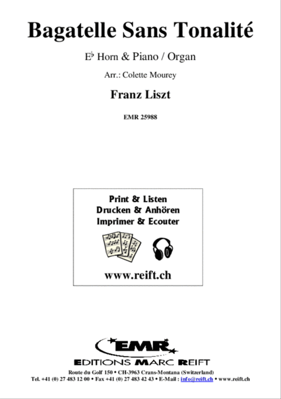 Bagatelle Sans Tonalite Horn scores gallery preview page 2