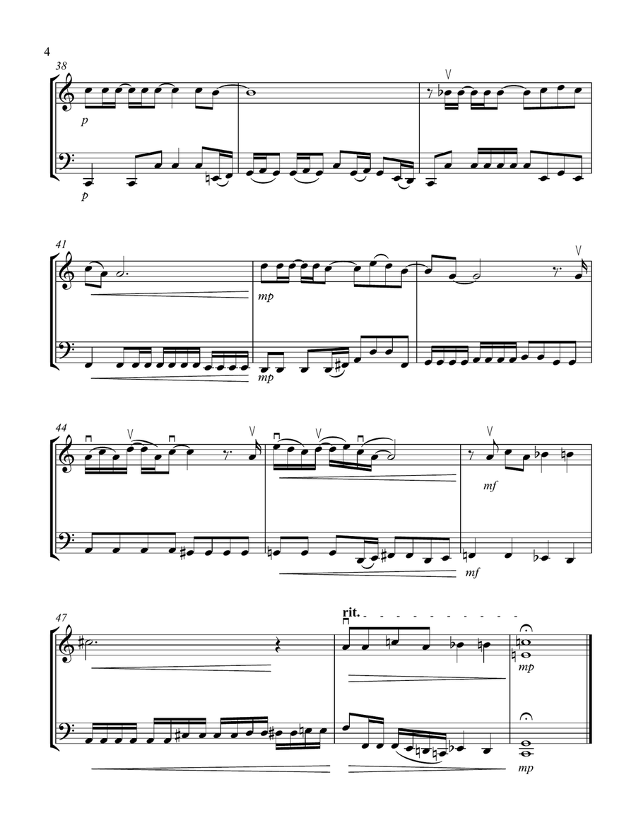 Something String Duet scores gallery preview page 4