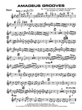 Amadeus Grooves: 1st Violin