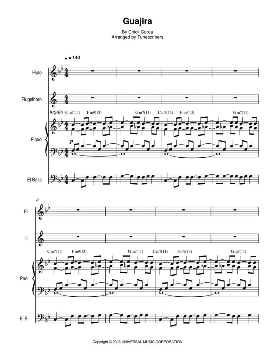 Guajira Small Ensemble scores gallery preview page 1
