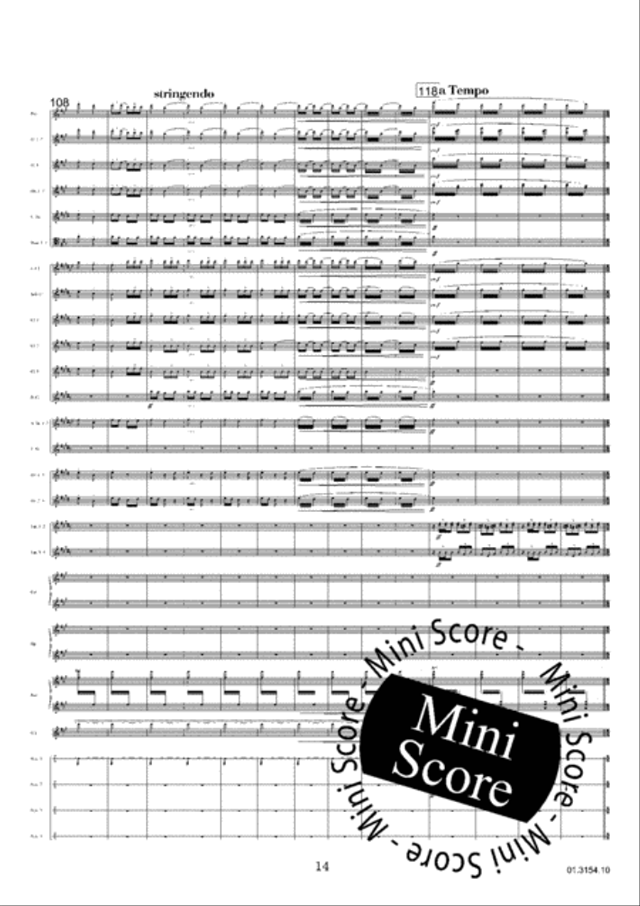 Pini di Roma Concert Band scores gallery preview page 20