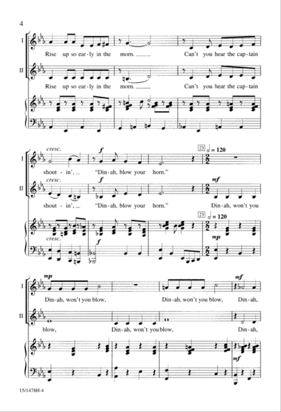 I've Been Workin' on the Railroad 2-Part scores gallery preview page 4