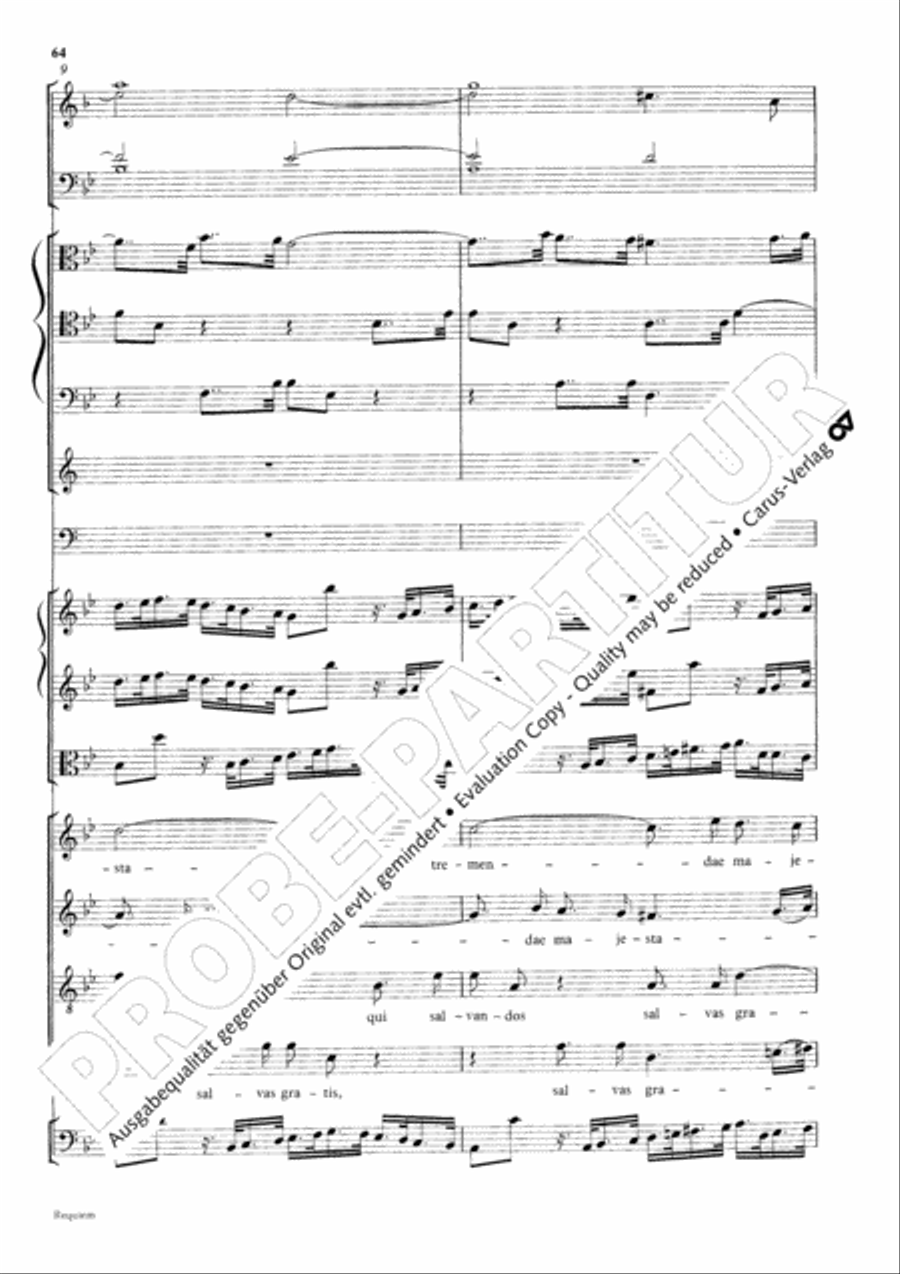 Requiem Requiem 4-Part scores gallery preview page 72