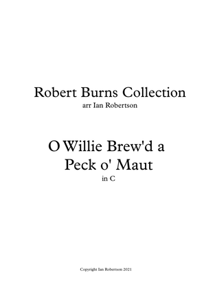 O Willie Brew'd a Peck o' Maut - in C (Burns)
