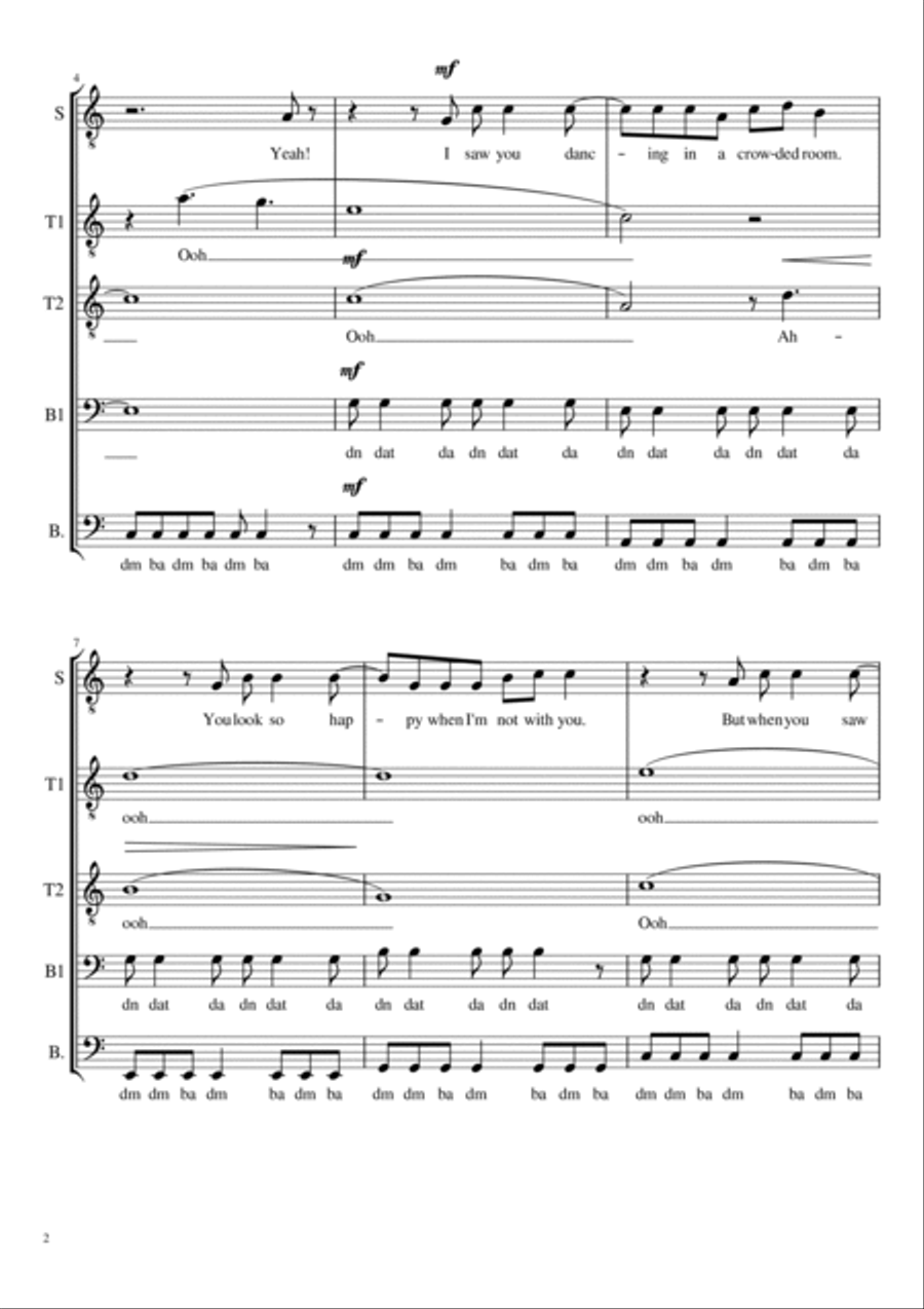 Save Your Tears Small Ensemble scores gallery preview page 2