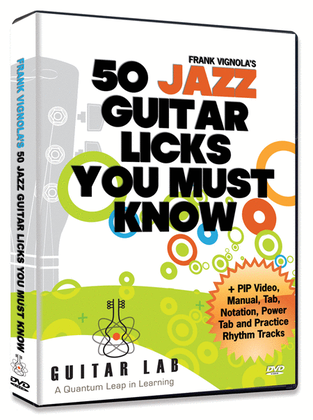 Book cover for 50 Jazz Licks You Must Know! (DVD)