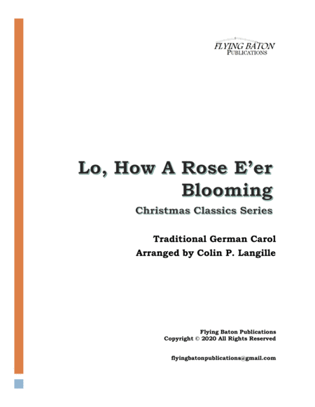 Lo, How A Rose E'er Blooming image number null